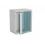 A-LAN ALANTEC 19 15U 600x450 Wandgehäuse, grau