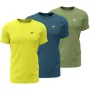 Herren T-Shirt 4F M4217 3er-Pack gelb, blau, grün 4FWSS26TTSHM4217 90S 5XL