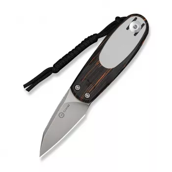 Civivi Purr Nitro-V Messer Orange Schwarz & Weiß G10
