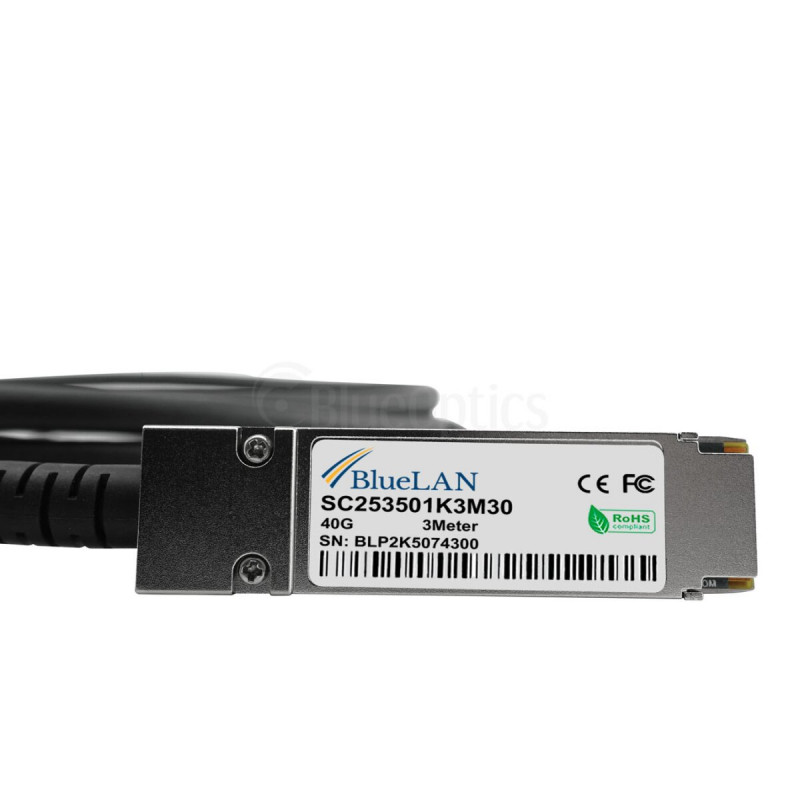 BlueOptics Extreme Networks 40G-DACP-QSFP4SFP3M BlueLAN QSFP DAC SC253501K3M30