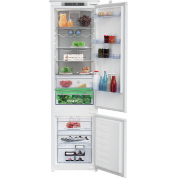BEKO Kühlschrank BCNA306E4SN Einbau, 193,5 cm, Energieeffizienzklasse E, HarvestFresh, Neo Frost, Metal Wall