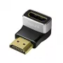 LogiLink AH0005A 8K HDMI Adapter 90° Stecker auf Buchse 48 Gbps Schwarz
