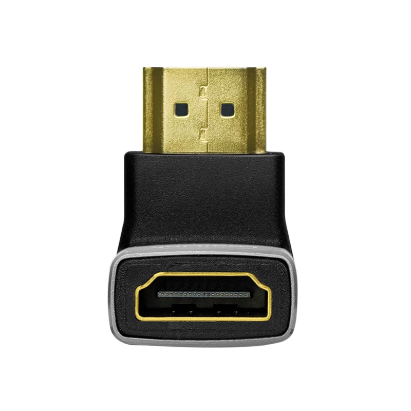 LogiLink AH0005A 8K HDMI Adapter 90° Stecker auf Buchse 48 Gbps Schwarz