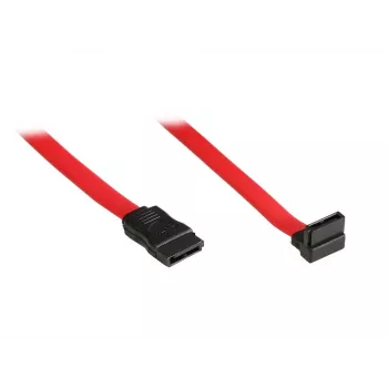 EXSYS SATA III Datenkabel mit gewinkeltem Stecker, 0,5 m, Rot EX-K3605
