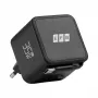 EFB Elektronik G352CE 35W GaN USB-C Wandladegerät mit einziehbarem 0,7m Kabel, PD3.0 & QC3.0, Schwarz