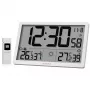 KIENZLE Jumbo NEO LCD Wetter-Wanduhr Weiß