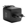 EFB Elektronik G652CE 65W GaN USB-C PD 3.0 Wandladegerät mit einziehbarem Kabel, Schwarz