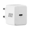 EFB Elektronik G201CE 20W USB-C GaN Wandladegerät-Set mit 2m USB-C Kabel, PD3.0 & QC3.0, Weiß