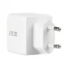 EFB Elektronik G201A1CE 20W GaN USB-C PD3.0 + USB-A QC3.0 Wandladegerät-Set mit 2m USB-C Kabel, Weiß