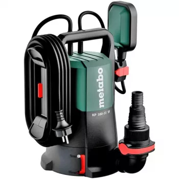 Metabo KP 160-35 SF Kombi-Tauch-/Druckpumpe 500 W, 16000 l/h, 7,5 m, 35 mm Partikel, 10 m Kabel, schwarz/grün 601792000