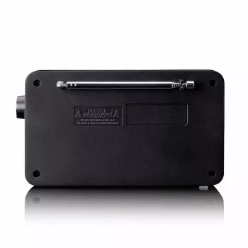 Lenco PDR-033BK tragbares DAB+/FM-Radio mit Bluetooth und wiederaufladbarem Akku - Schwarz