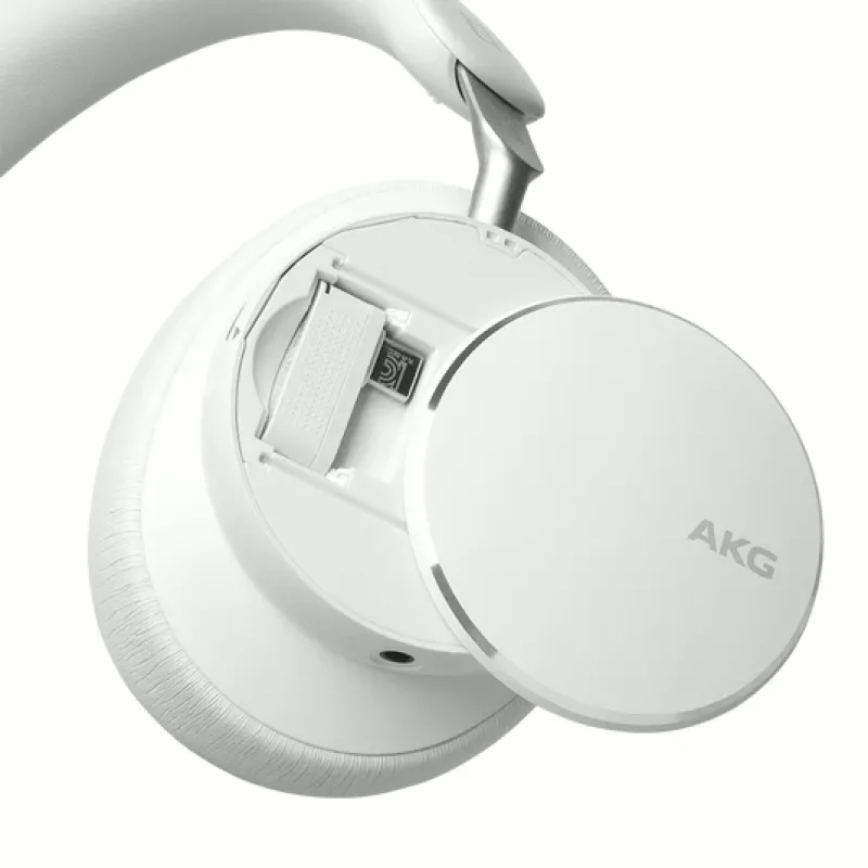 AKG N9 Hybrid kabellose Over-Ear-Kopfhörer mit adaptivem ANC, Bluetooth 5.3 - Weiß