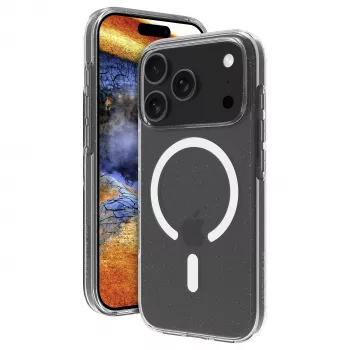 dbramante1928 Greenland Pro Rückseitenhülle für Apple iPhone 17 Pro - MagSafe-kompatibel - Recycelter Kunststoff - Stardust