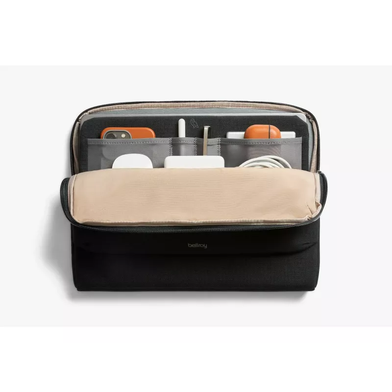Bellroy Laptop Caddy 14 inch Hülle mit Zubehörfächern - Schwarz