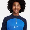 Nike Kinder Dri-FIT Academy Pro Drill Trainingsshirt, Midnight Navy/White, Größe XL