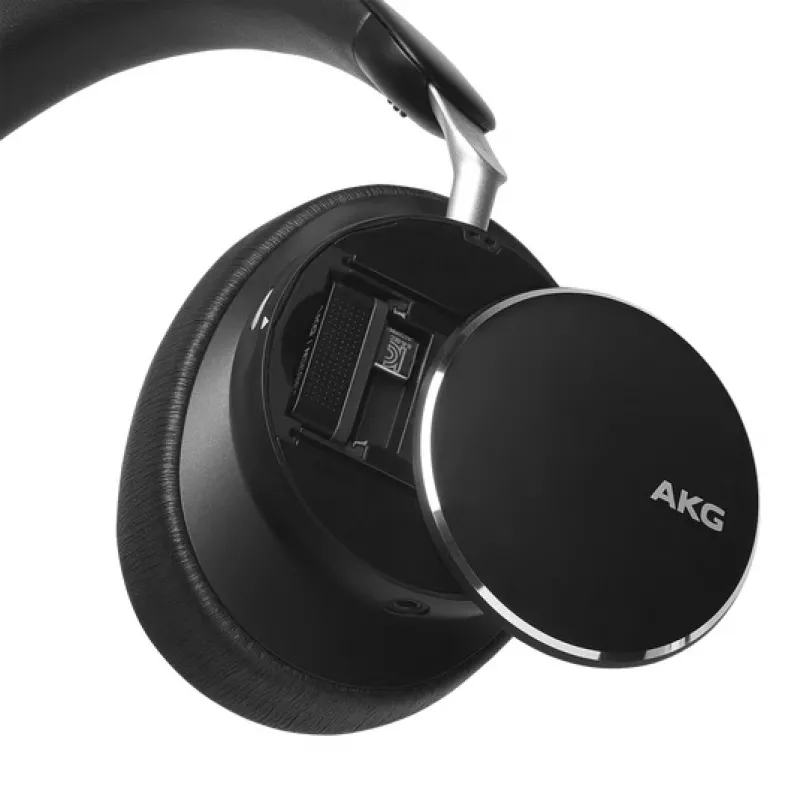 AKG N9 Hybrid kabellose Over-Ear-Kopfhörer mit adaptivem ANC, Bluetooth 5.3, Schwarz