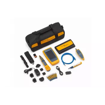 Fluke LIQ-KIT-VFL-FBRLRT Industrial Ethernet und Netzwerkkabel-Tester-Kit mit VFL und Faserleistungsmessgerät 5584503