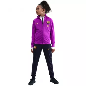 Nike FC Barcelona Strike Kinder-Trainingsanzug Lila/Schwarz L
