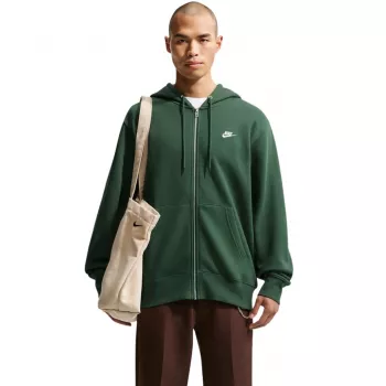 Nike Herren Club BB Kapuzenjacke mit Reißverschluss Grün 2XL