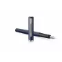 Waterman Impression Füllfederhalter Feine Feder Blaue Lackierung Chrom-Zierringe Geschenkbox 2225502