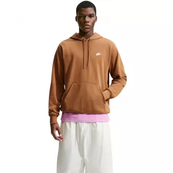 Nike Club FT PO Hoodie Light Orewood Brown Herren Größe S
