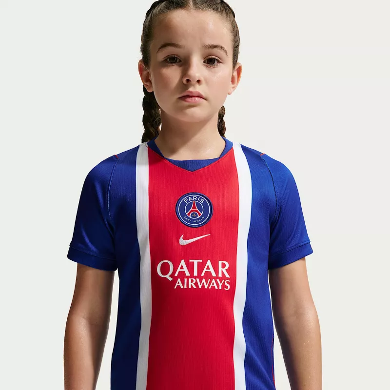 Nike Paris Saint-Germain 2026/27 Stadium Home Kinder-Trikot Blau-Rot XS