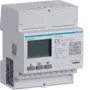 Hager ECP302C Drehstrom-Energiezähler für 1A- oder 5A-Stromwandler, 4-Modul-DIN-Schiene, S0-Impulsausgang