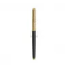 Waterman Hemisphere Rollerball-Stift - Fein, Glänzend Schwarz mit Chrom-Zierringen, Geschenkbox 2225136