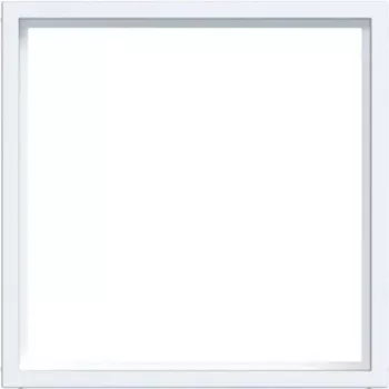 HAGER WAF7073WM Zwischenring für 50x50mm Zentralplatten, Polarweiß