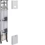 Hager ZH53W3NT universZ Komplettfeld, 1350x250mm, 3-Punkt, 2 Zählerplätze, 10 mm², mit Trennfunktion