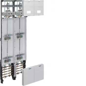 Hager ZK53Q7NT universZ Komplett-Zählerfeld 1350x500mm 3-Phasen 4 Zählerplätze 10 mm² mit Trennfunktion