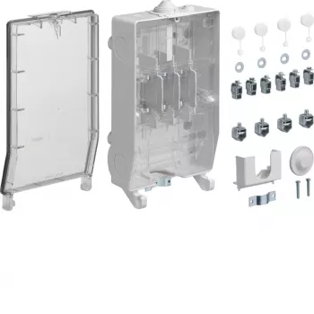 Hager Hauptanschlusskasten ZAN334KL K3 Transparent 137x245x415