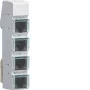 Hager LMN Busmodul, 4x RJ12-Buchsen, passiv, ohne Stromversorgung ZZ12LMN04P