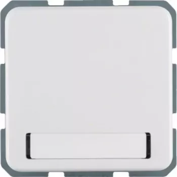 Hager WWS1114PW Schuko-Steckdose, Polarweiß glänzend, 16 A, Unterputzmontage