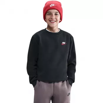 Nike Sportswear Club Fleece Kinder-Sweatshirt Schwarz Größe L