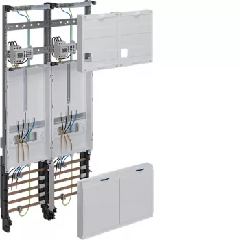 Hager ZK33Q3NT universZ Komplettfeld 1050x500mm 3-Punkt 2 Zählerplätze 10 mm² mit Trennfunktion