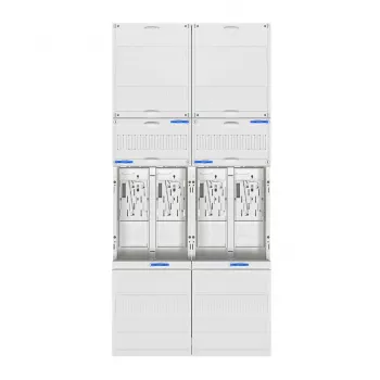 HAGER ZK3EN24 Universal-Z-Verdrahtung Komplettes Zählerfeld, 4 Zählerplätze, BKE-I, 2-feldbreit, 1050mm