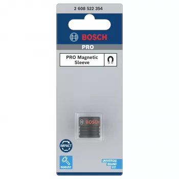 Bosch Magnetische Hülse für 1/4 Zoll Sechskant-Bits, 25 mm 2608522354