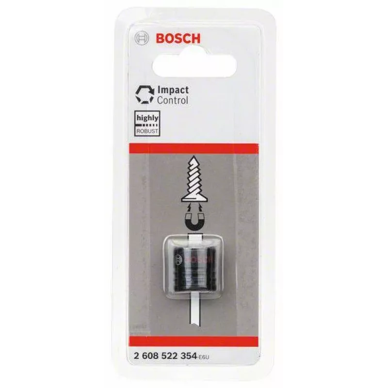 Bosch Magnetische Hülse für 1/4 Zoll Sechskant-Bits, 25 mm 2608522354