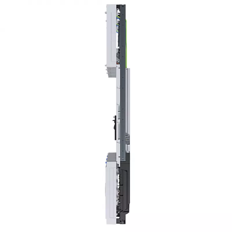 HAGER Komplettes Zählerfeld ZL33W4N, 3-phasig, 3-Punkt, 1050mm, 3-Feld