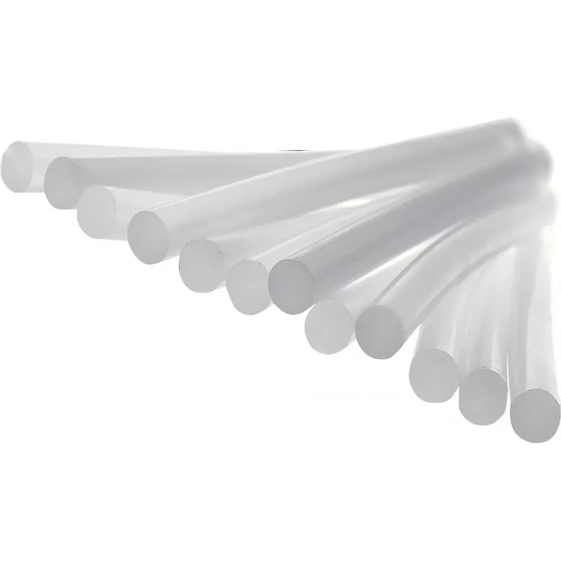 Rapid Heißklebesticks für PVC & Kabel, 12 mm Durchmesser, kurz, transparent, 1 Stück 40107358
