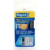 Rapid Type 36 Flachdraht-Kabelklammern, 12 mm Schenkel, verzinkt, Meißelspitze, 1000 Stück 40109626