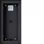 Hager REW407X Aufputzgehäuse für Intercom Mono, 2/3/4 Ruftasten, Anthrazit