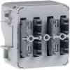 HAGER WNT302 KNX Tastsensor, 1-fach, 2 Schaltpunkte, Unterputz, Polarweiß