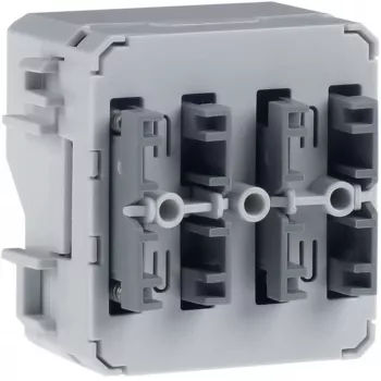 HAGER WNT302 KNX Tastsensor, 1-fach, 2 Schaltpunkte, Unterputz, Polarweiß