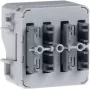 Hager WNT304 KNX Secure 2-fach Tastermodul, Aufputzmontage