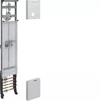 Hager ZH53Q1NT Komplettes Zählerfeld universZ, 1350x250mm, 3-phasig, 1 Zählerplatz, 10 mm², mit Trennfunktion
