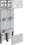 Hager ZK53Q5NT universZ Komplett-Zählerfeld, 3-Punkt, 3-Phasen, 10 mm², mit Trennschalter, 1350x500mm
