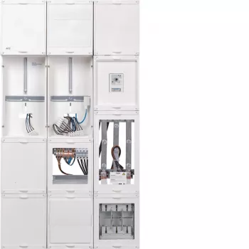 Hager UF53WBW20 Universal-Wandler-/Messfeld mit APZ und TSG, 250A, 5-polig