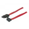 TECLINE SATA-Kabel, 7-Pin SATA Stecker auf 7-Pin SATA Stecker, 1,0 m, Rot 314000